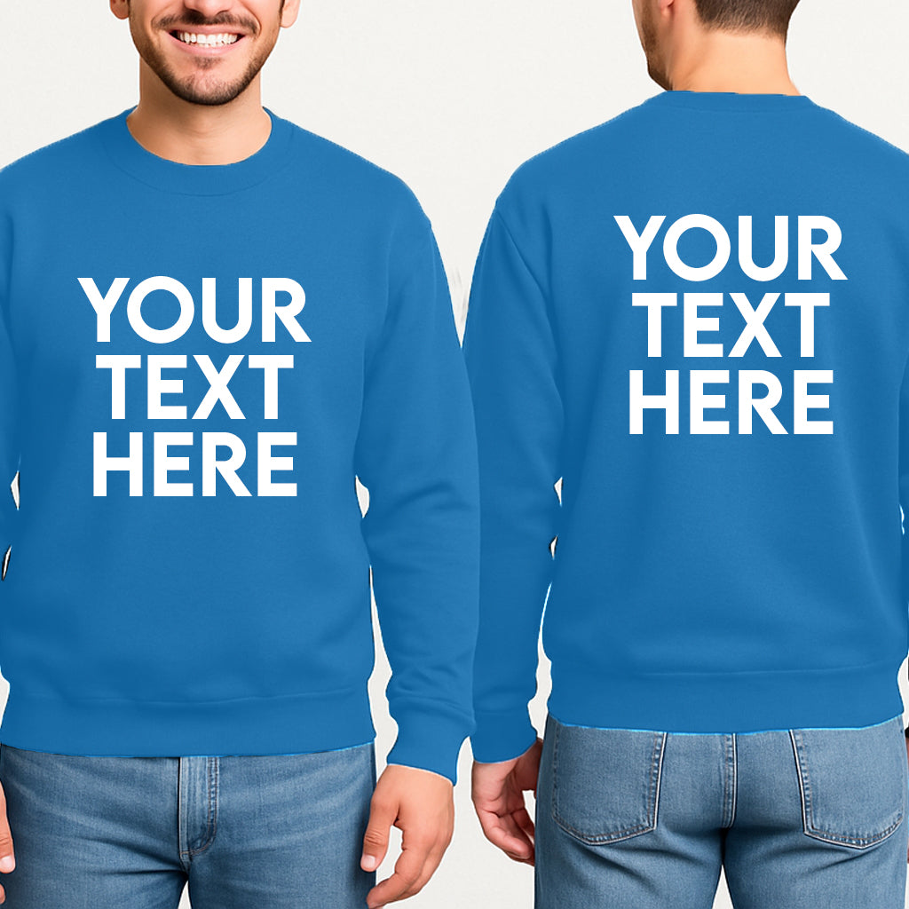 Personalised Printed T-shirt Add Custom Text Personalized T-Shirt Add Your Own Text Custom T-shirt Custom Text on Shirt Gift for Him & Her