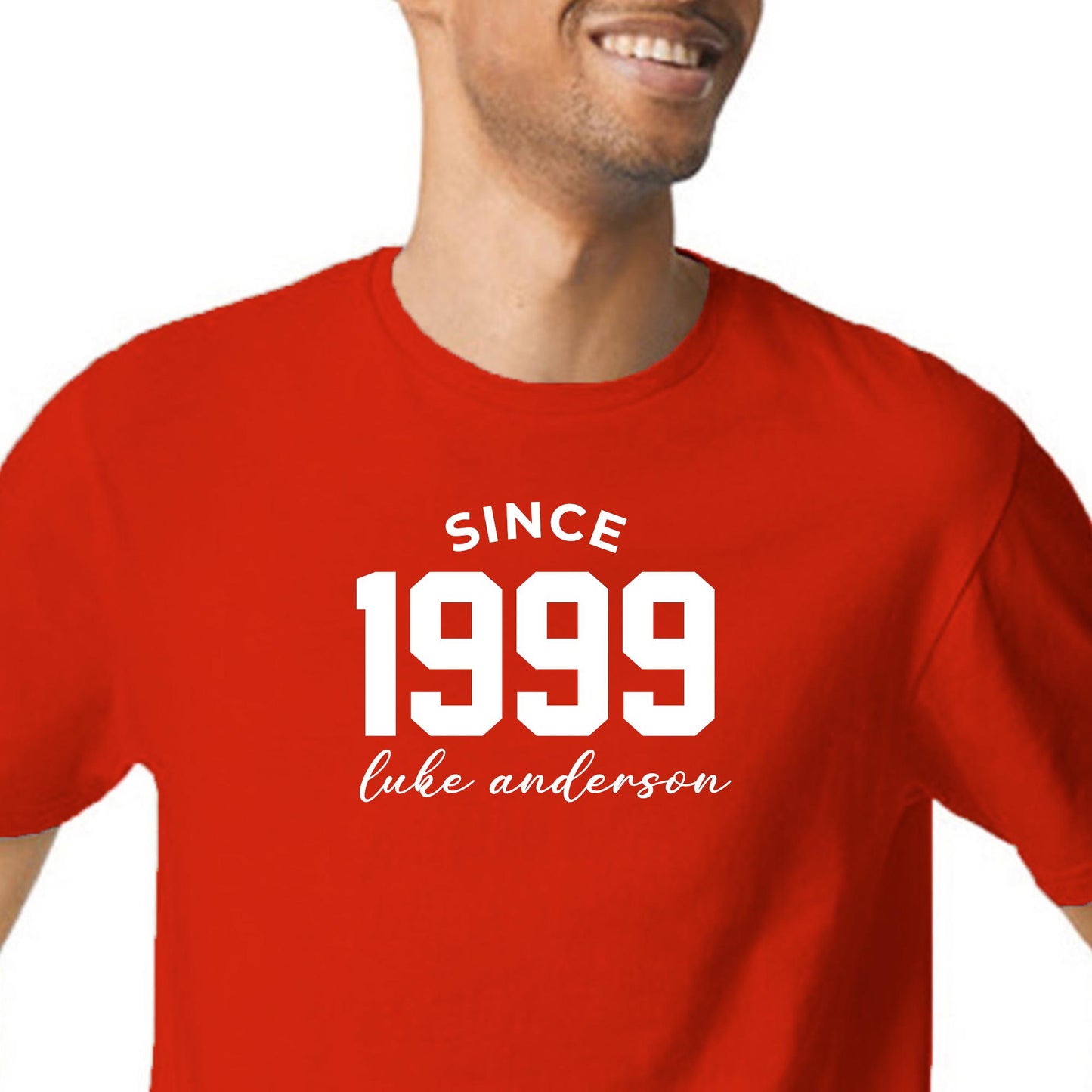 Personalized Name & Birth Year Gildan T-Shirt or Sweatshirt: Custom Birthday Gift