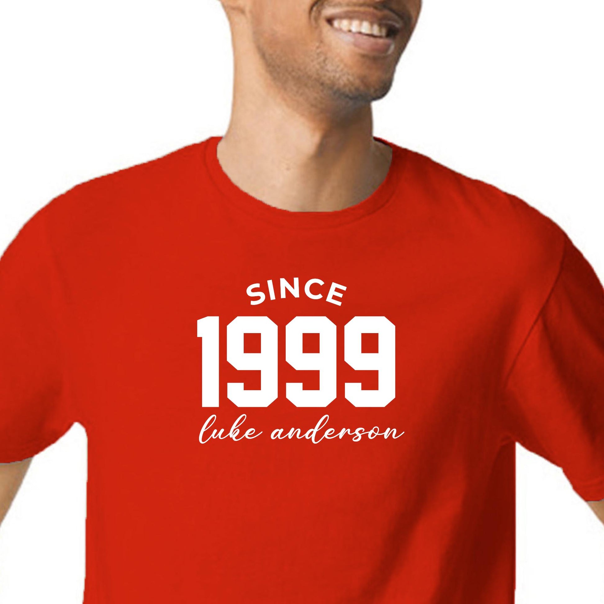 Personalized Name & Birth Year Gildan T-Shirt or Sweatshirt: Custom Birthday Gift