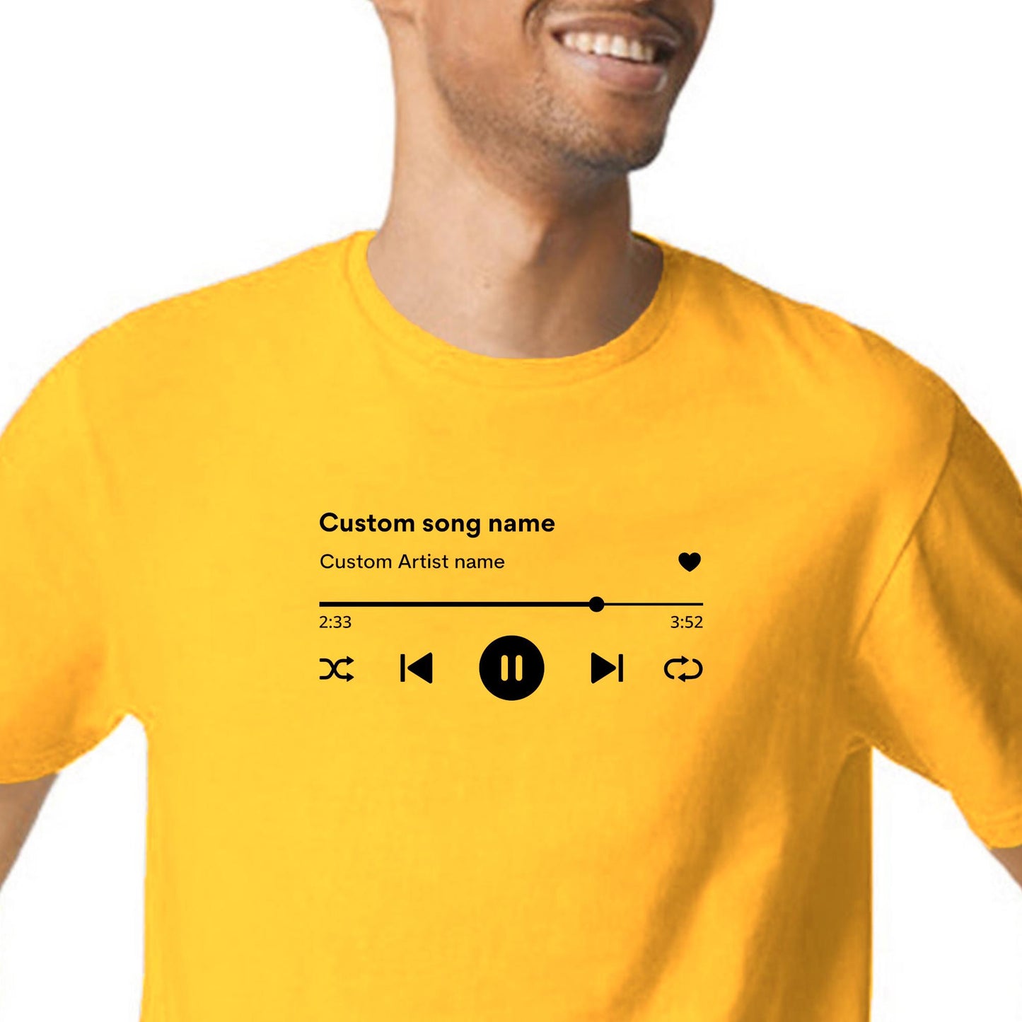 Custom Song & Artist Name Shirt: Personalized Music Lover Gift