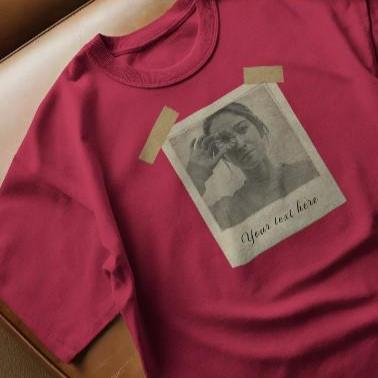 Custom Vintage Photo, Custom Shirt and Sweatshirt with Picture Personalized Birthday Gift, Gift for Mom & Dad Gift for him Gift for her