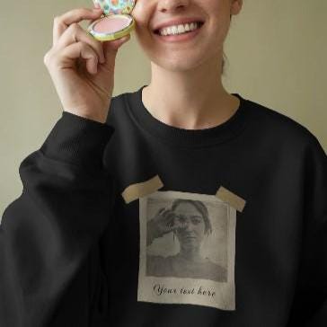 Custom Vintage Photo, Custom Shirt and Sweatshirt with Picture Personalized Birthday Gift, Gift for Mom & Dad Gift for him Gift for her