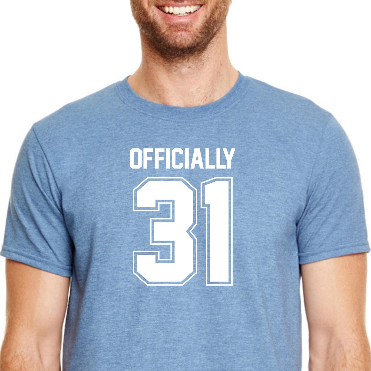 Personalized Birthday T-Shirt or Sweatshirt: Custom Age, Gildan Softstyle