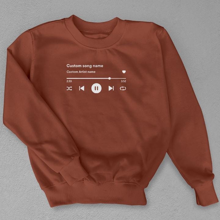 Custom Song & Artist Name Shirt: Personalized Music Lover Gift