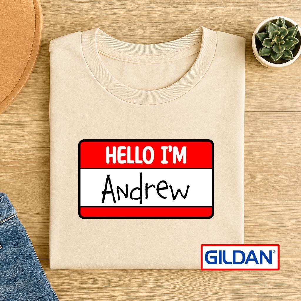 Custom Name Gildan Shirt: Personalized Retro Tee or Sweatshirt