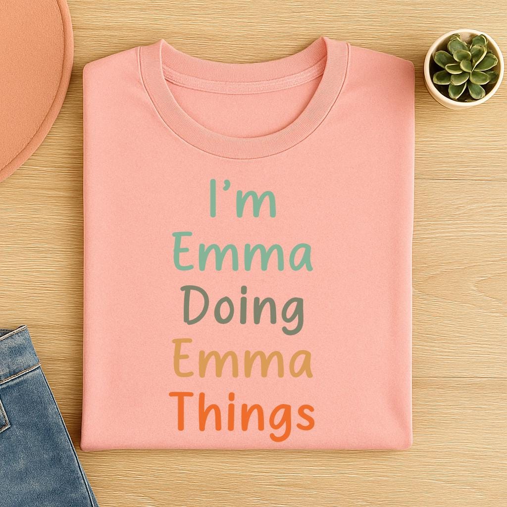 Personalized Funny Name T-Shirt: Custom Unisex Tee, Family Gift