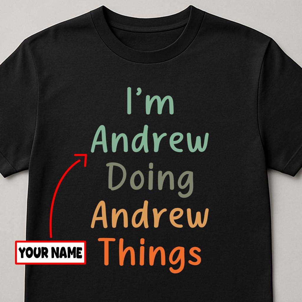 Personalized Funny Name T-Shirt: Custom Unisex Tee, Family Gift