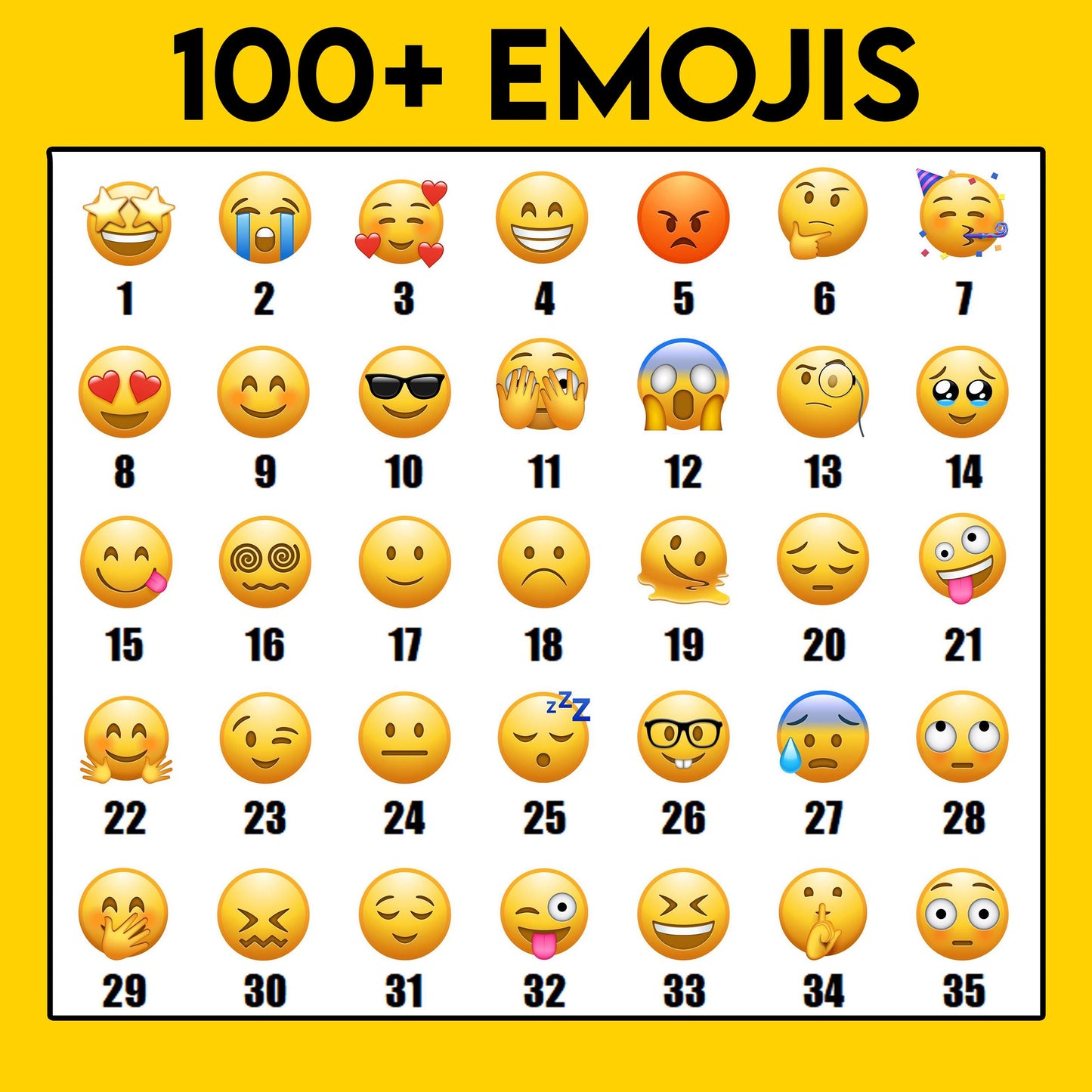 Custom Emoji Gildan T-Shirt: Personalized Matching Group Tee