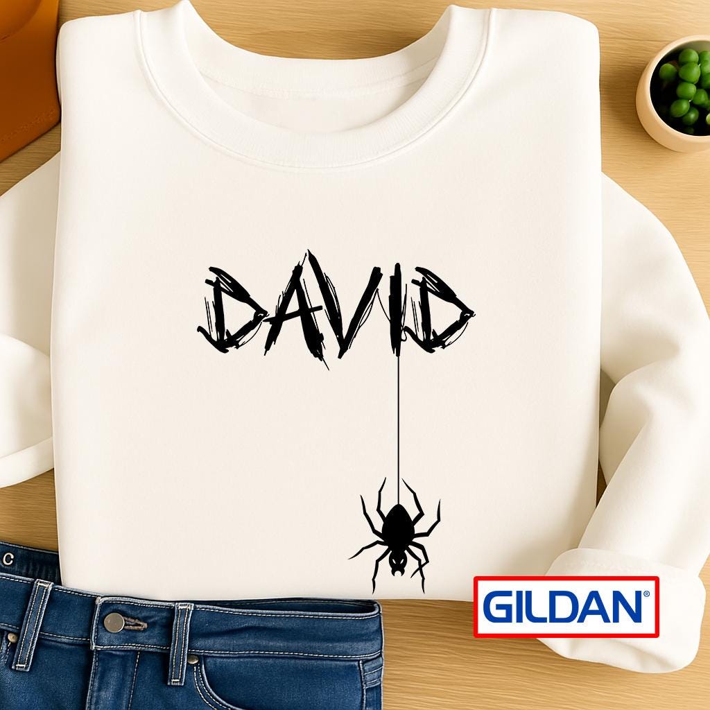 Custom Name Unisex T-Shirt: Personalized Gothic Text, Gildan Softstyle Tee