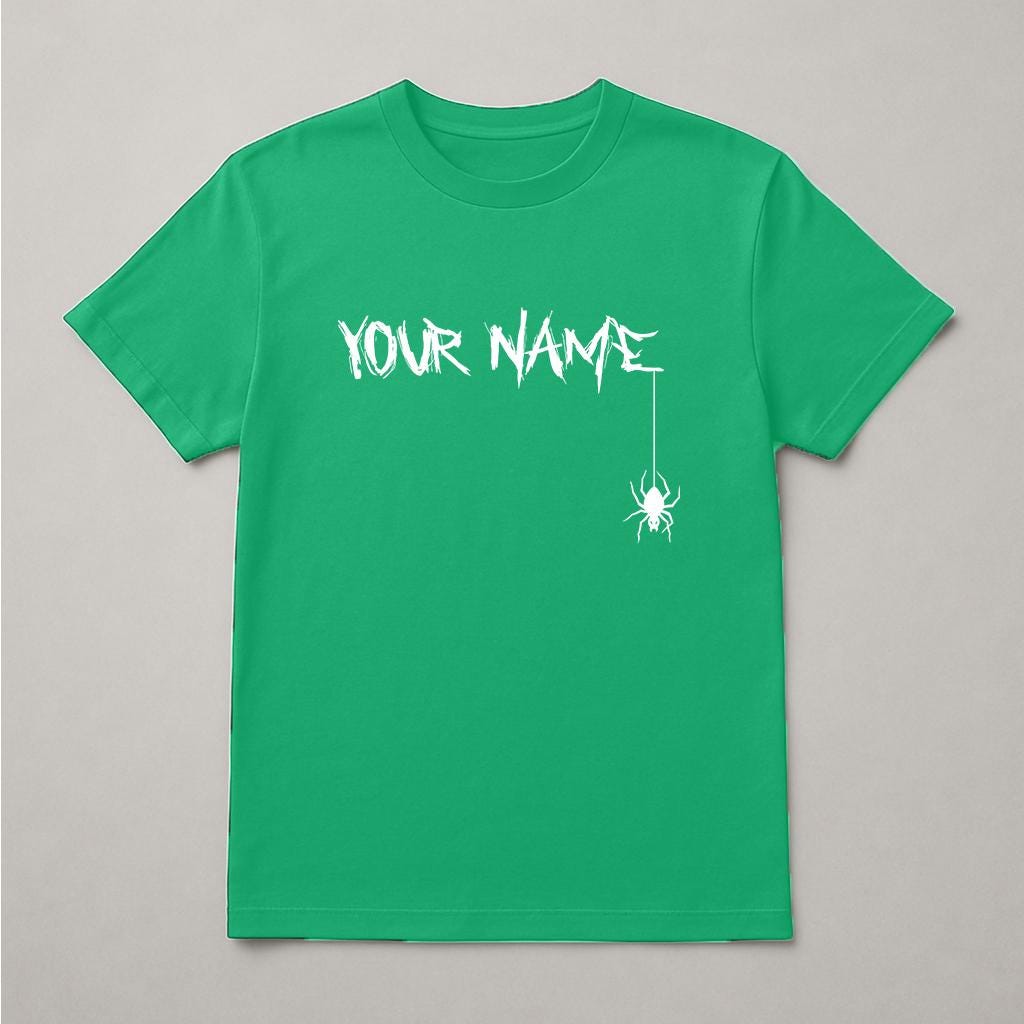 Custom Name Unisex T-Shirt: Personalized Gothic Text, Gildan Softstyle Tee