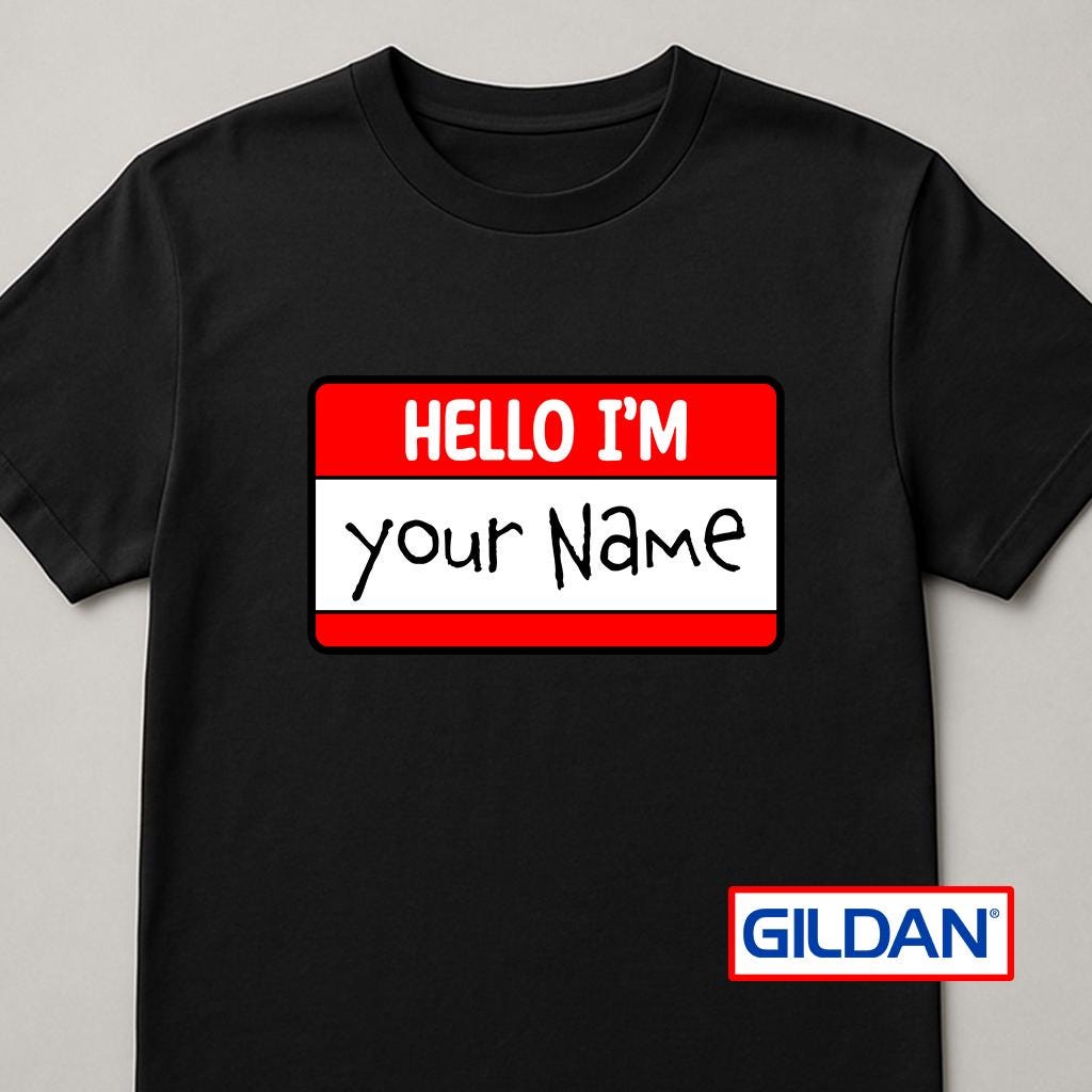Custom Name Gildan Shirt: Personalized Retro Tee or Sweatshirt