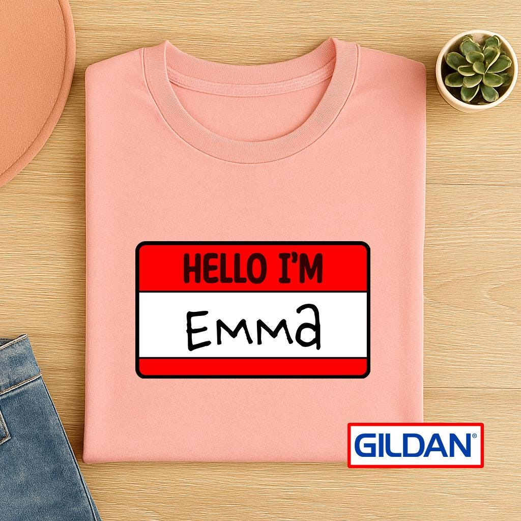 Custom Name Gildan Shirt: Personalized Retro Tee or Sweatshirt