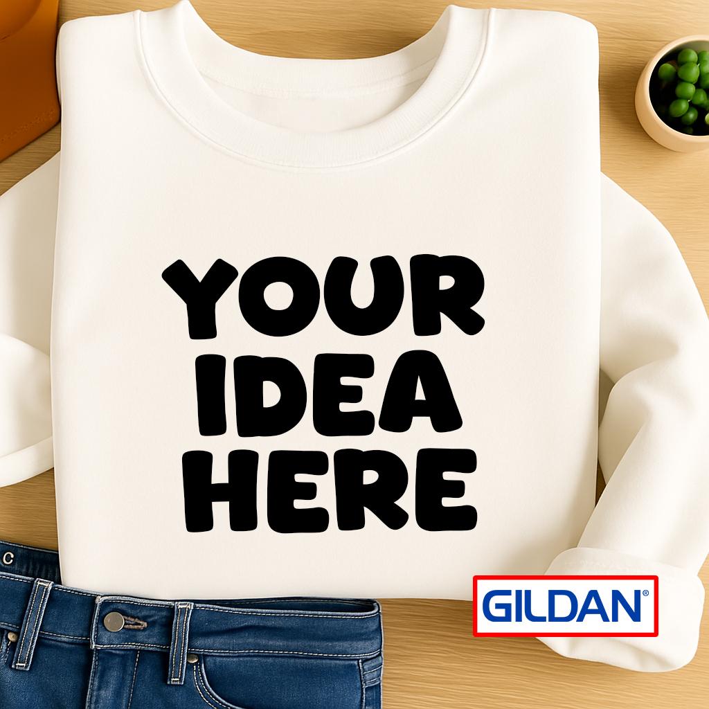 Personalized Gildan T-Shirt: Custom Text & Photo Shirt