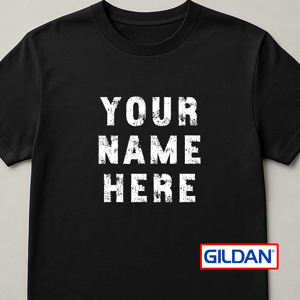 Personalized Gildan T-Shirt: Custom Text & Photo Shirt