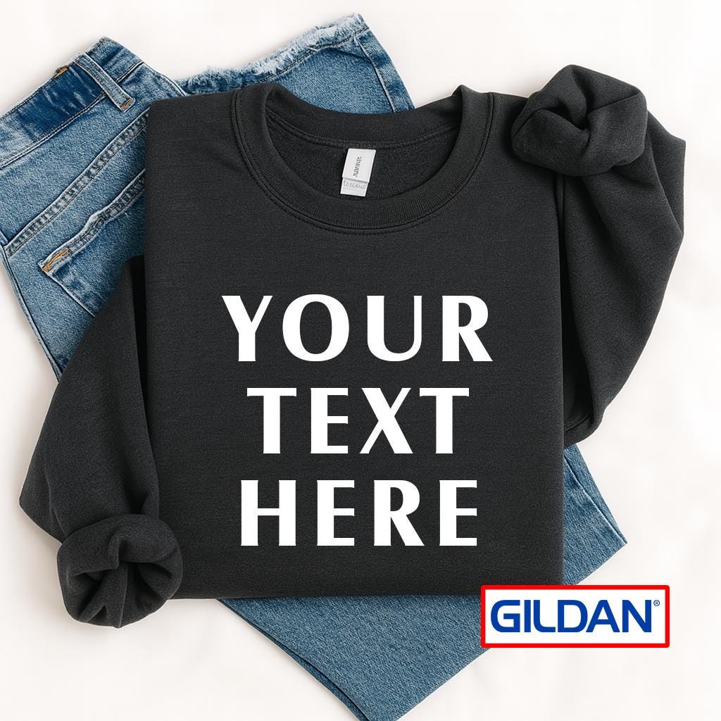 Personalized Gildan T-Shirt: Custom Text & Photo Shirt