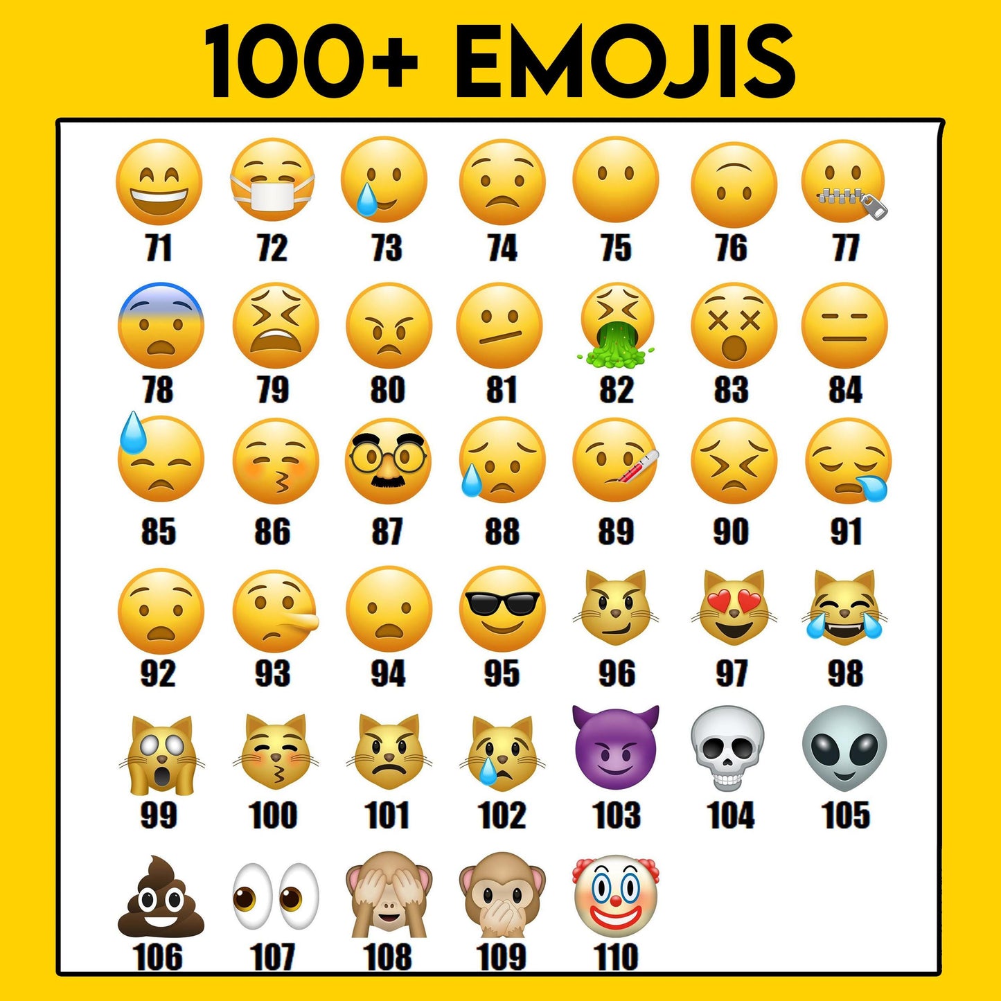 Custom Emoji Gildan T-Shirt: Personalized Matching Group Tee