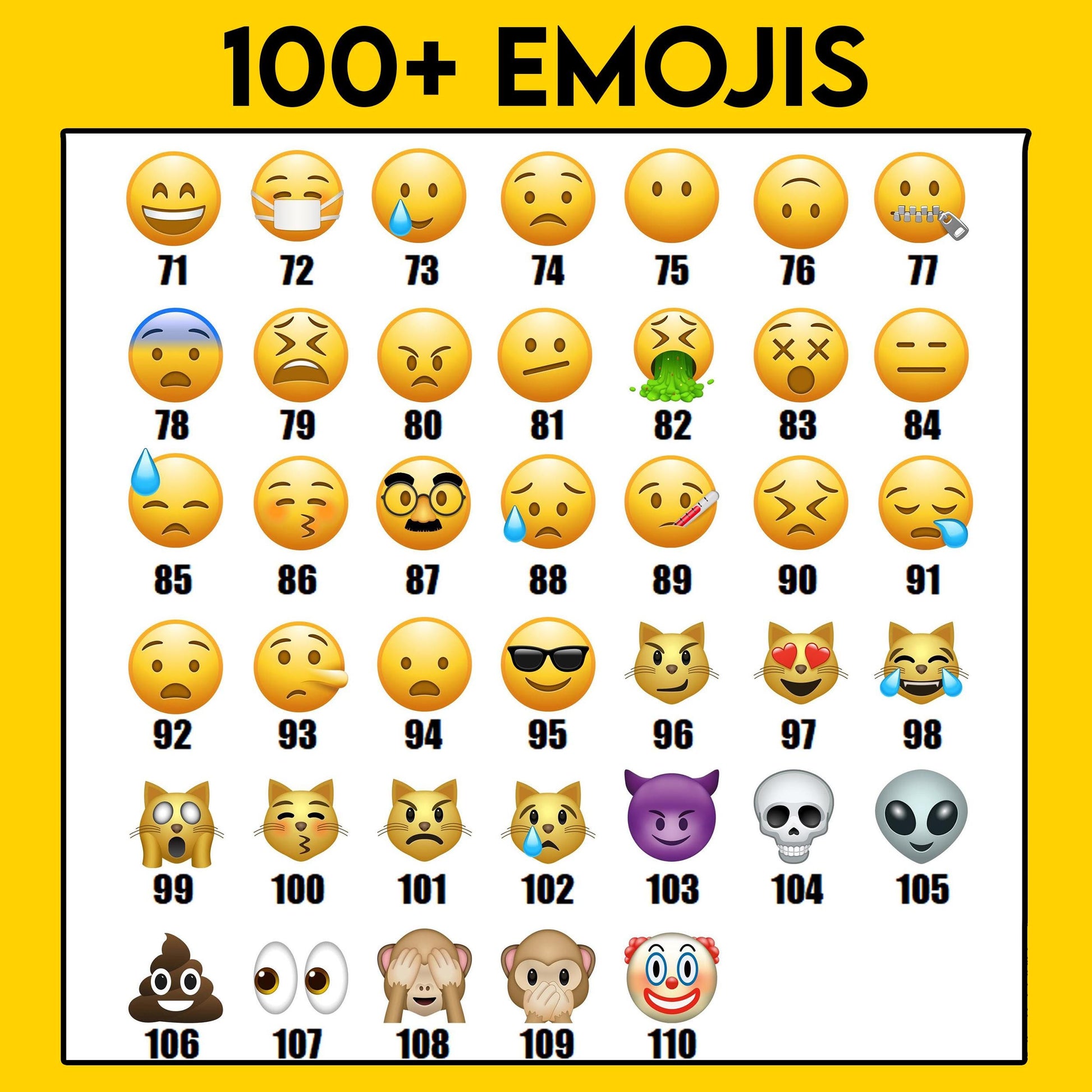 Custom Emoji Gildan T-Shirt: Personalized Matching Group Tee