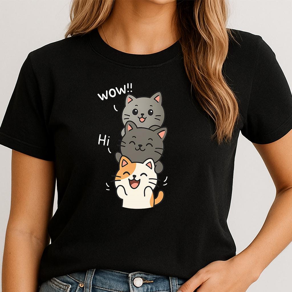 Cute cat Shirt, Kitties shirt, Cute shirt, Pet shirt, Graphic tee, Unisex shirt and sweatshirt, Gift for Him, Gift for Her