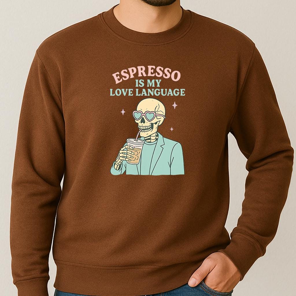 Espresso is My Love Language Shirt: Unisex Coffee Lover Tee