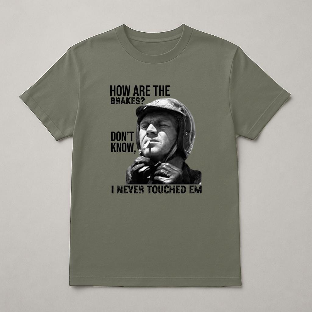 Cafe Racer Biker T-Shirt: Vintage Motorcycle Wisdom Tee