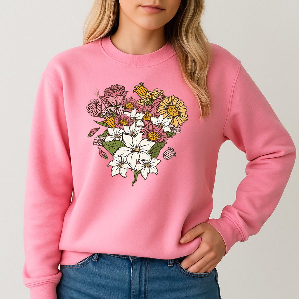 Floral Print T-Shirt: Nature Inspired Unisex Tee