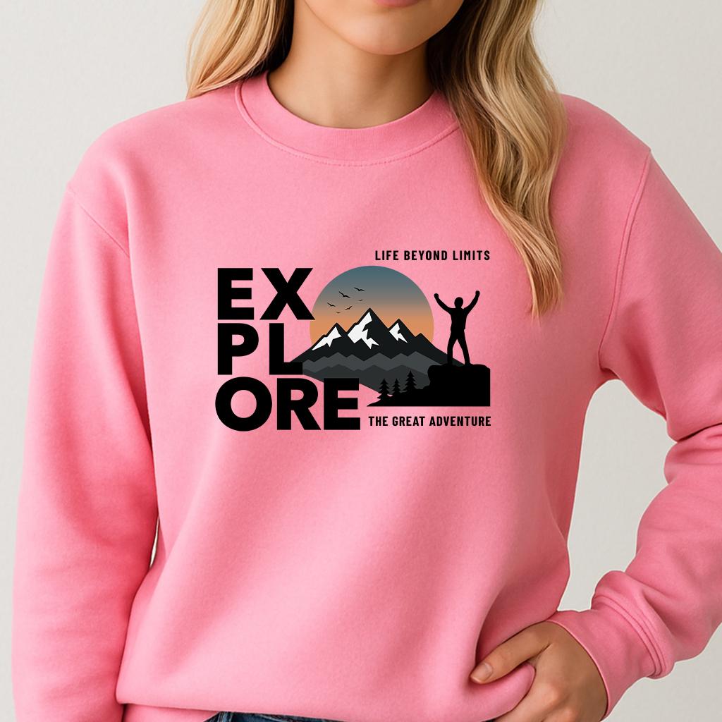 Comfort Colors Explore Shirt: Adventure Hiking Camping Tee