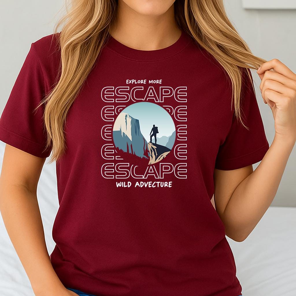 Adventure Shirt: Hiking, Camping, Nature Lover Gift