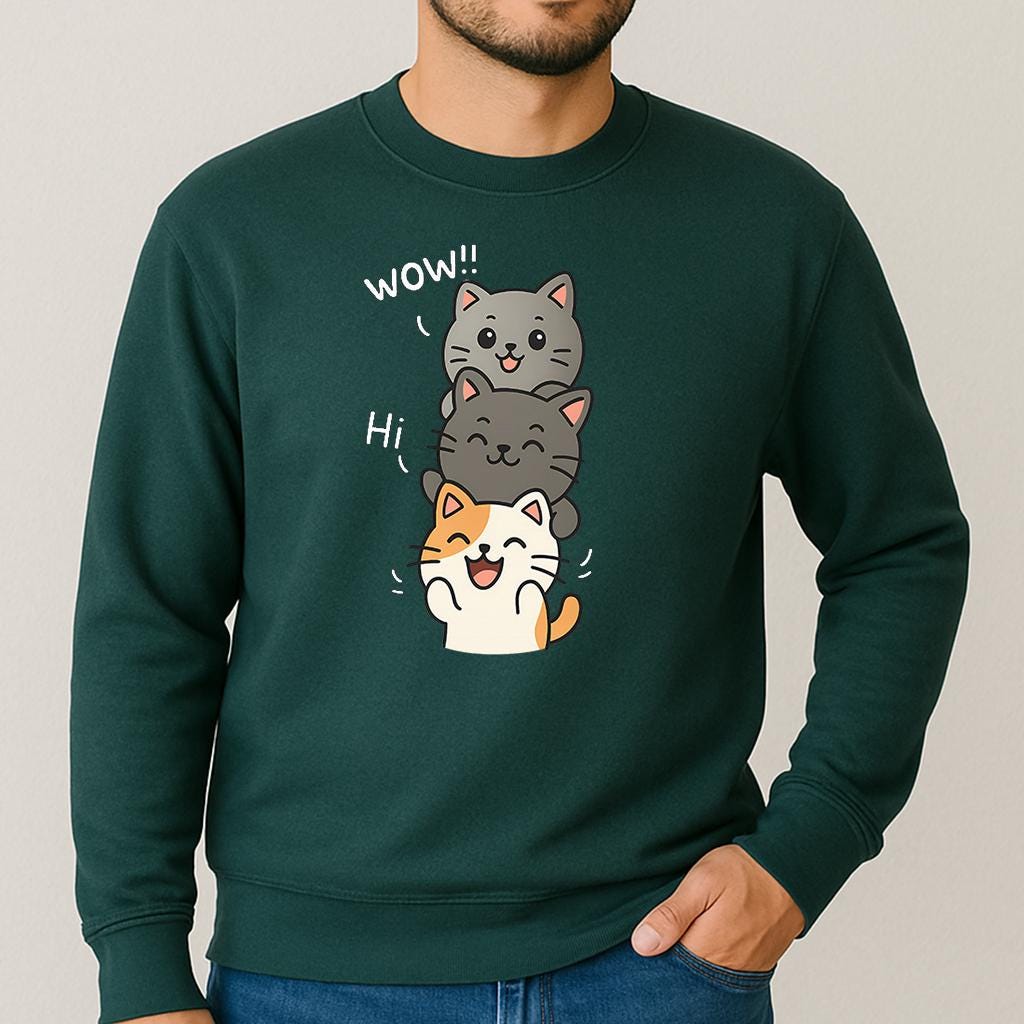 Cute cat Shirt, Kitties shirt, Cute shirt, Pet shirt, Graphic tee, Unisex shirt and sweatshirt, Gift for Him, Gift for Her