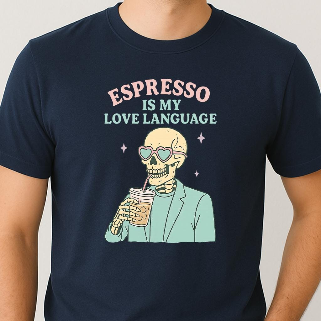 Espresso is My Love Language Shirt: Unisex Coffee Lover Tee