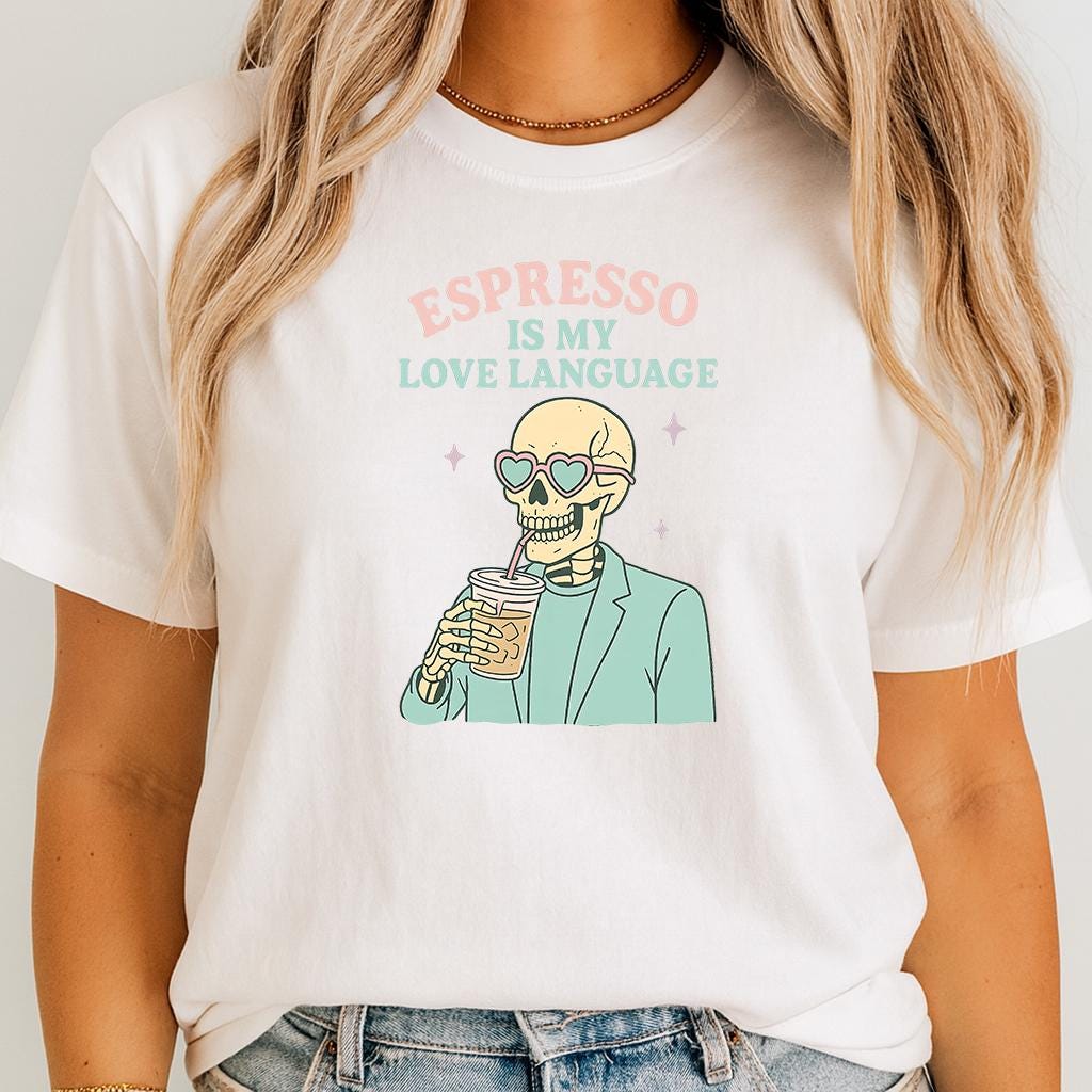 Espresso is My Love Language Shirt: Unisex Coffee Lover Tee