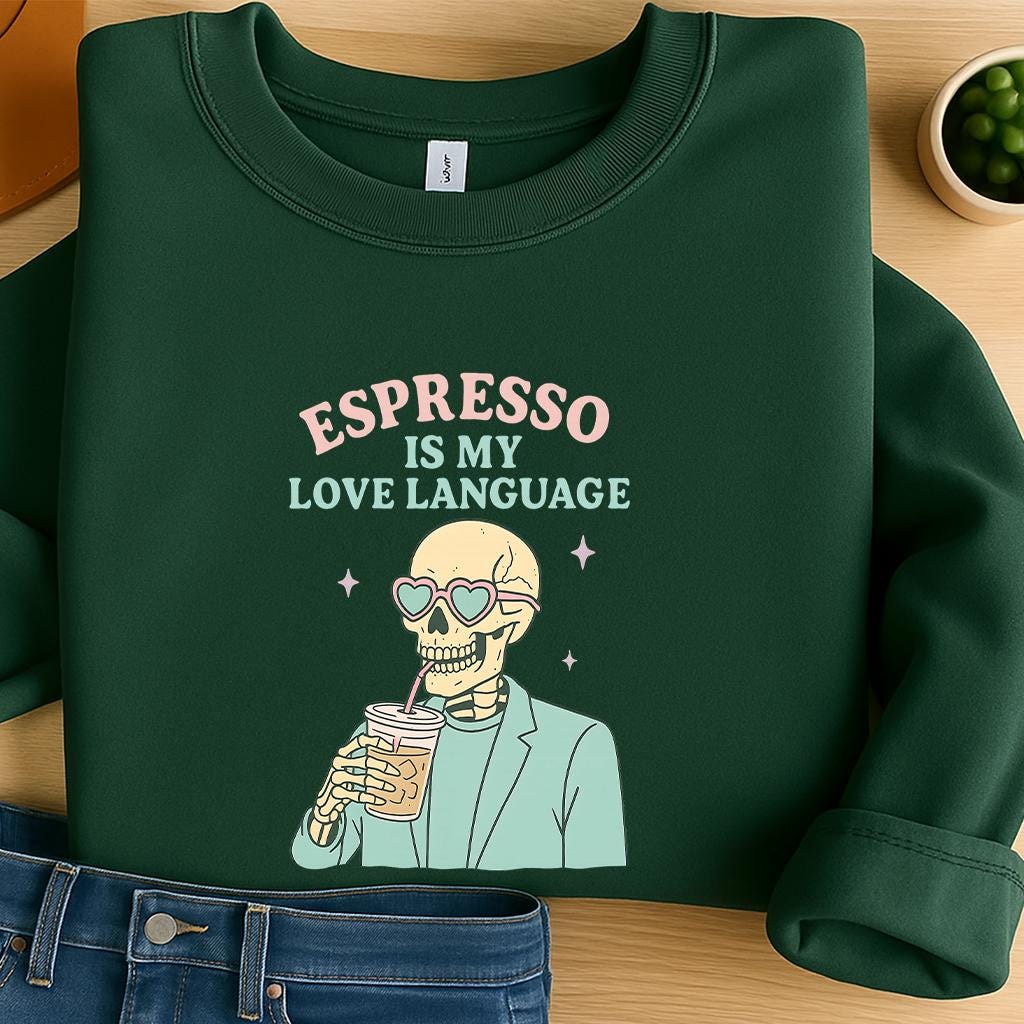 Espresso is My Love Language Shirt: Unisex Coffee Lover Tee