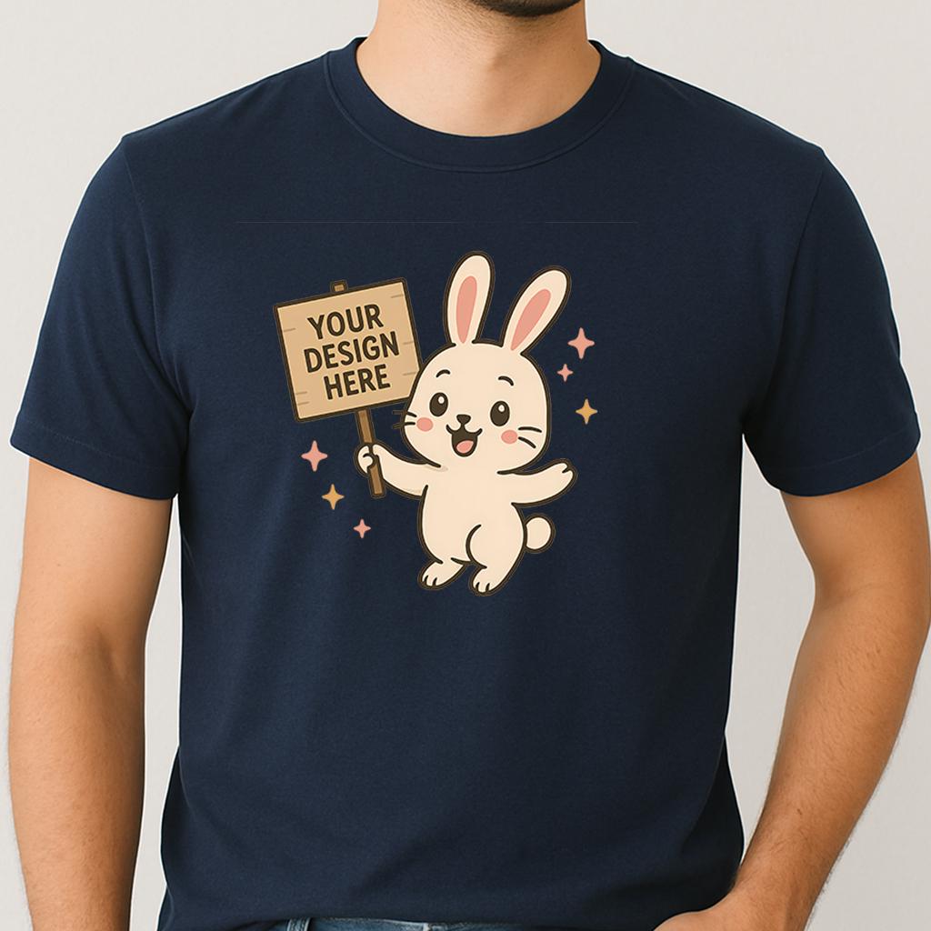 Personalized Gildan T-Shirt: Custom Text, Photo, or Logo
