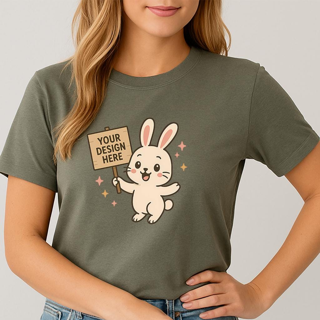 Personalized Gildan T-Shirt: Custom Text, Photo, or Logo