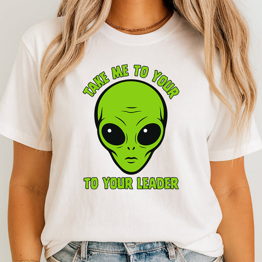 Comfort colors® Funny Alien T-Shirt, Graphic tee and Sweatshirt, Alien Graphic Shirt, Space Lover Gift, Alien Head Shirt, Unisex Tee