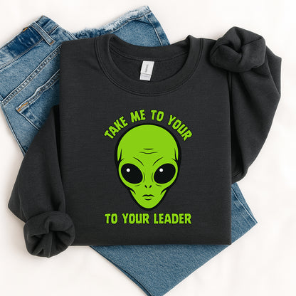 Comfort colors® Funny Alien T-Shirt, Graphic tee and Sweatshirt, Alien Graphic Shirt, Space Lover Gift, Alien Head Shirt, Unisex Tee