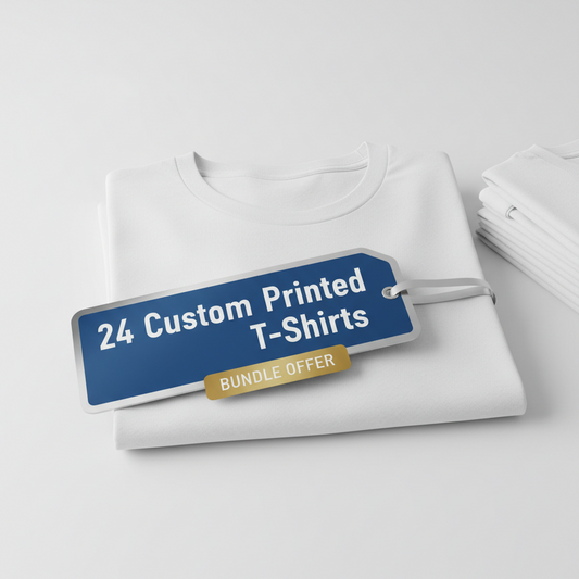 24 Custom Printed T-Shirt