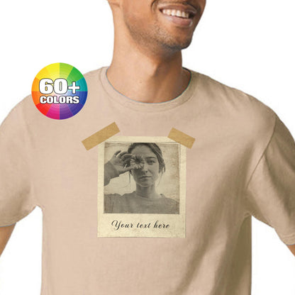 Custom Vintage Photo, Custom Shirt and Sweatshirt with Picture Personalized Birthday Gift, Gift for Mom & Dad Gift for him Gift for her