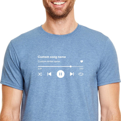 Custom Song & Artist Name Shirt: Personalized Music Lover Gift