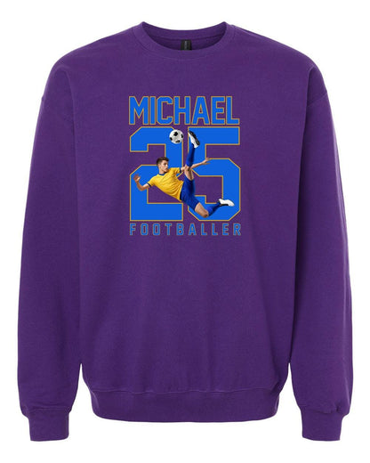 Custom Photo Football Shirt: Personalized Name & Number, Sports Gift