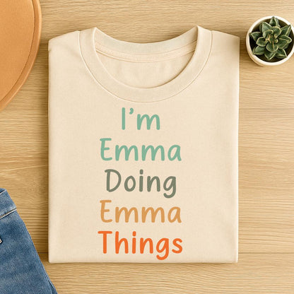 Personalized Funny Name T-Shirt: Custom Unisex Tee, Family Gift