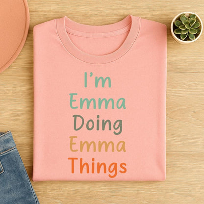 Personalized Funny Name T-Shirt: Custom Unisex Tee, Family Gift