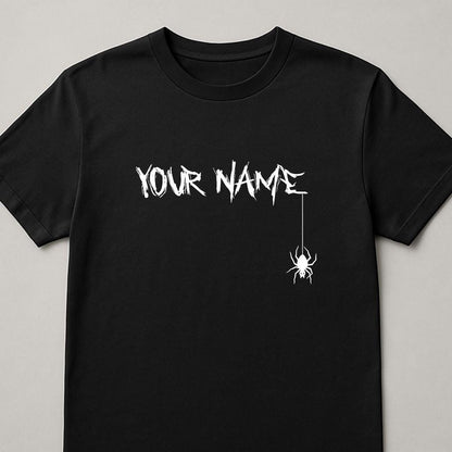 Custom Name Unisex T-Shirt: Personalized Gothic Text, Gildan Softstyle Tee