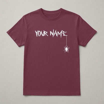 Custom Name Unisex T-Shirt: Personalized Gothic Text, Gildan Softstyle Tee