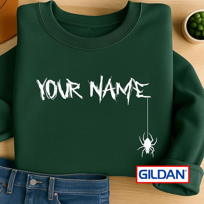 Custom Name Unisex T-Shirt: Personalized Gothic Text, Gildan Softstyle Tee