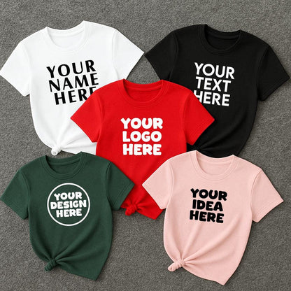 Personalized Gildan T-Shirt: Custom Text & Photo Shirt