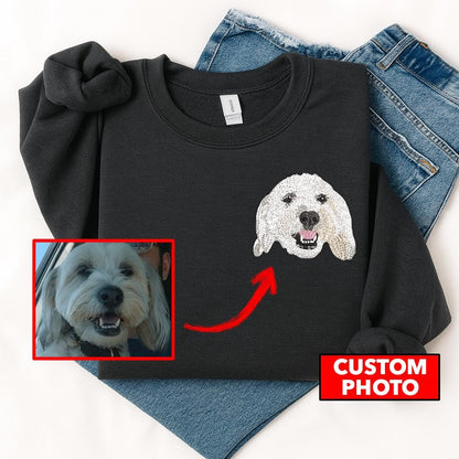 Custom Pet Embroidered Shirt,Personalized Embroidery for Pet Lovers, Custom Embroidery, Embroidered shirt, Personalized shirt, Gift, Unisex