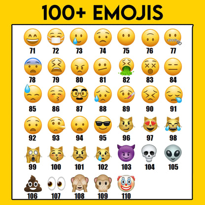 Custom Emoji Gildan T-Shirt: Personalized Matching Group Tee