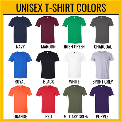 Custom Name Unisex T-Shirt: Personalized Gothic Text, Gildan Softstyle Tee