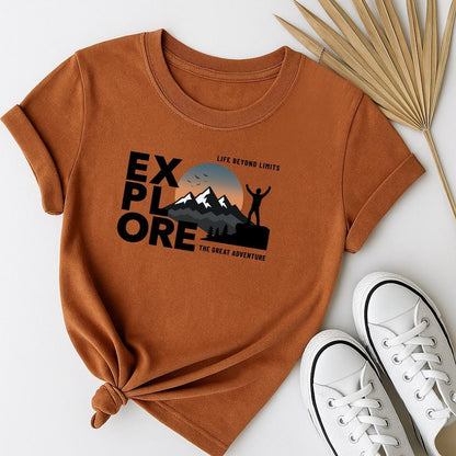 Comfort Colors Explore Shirt: Adventure Hiking Camping Tee