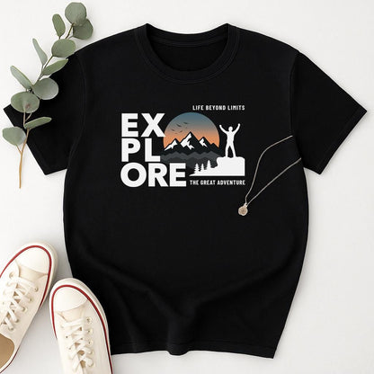 Comfort Colors Explore Shirt: Adventure Hiking Camping Tee